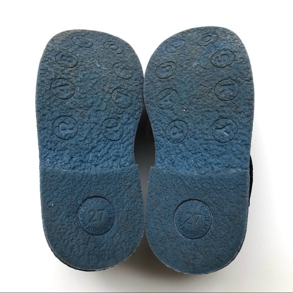 Pablosky Suede Booties Navy Blue Slip On Dress Shoes - Picture 6 of 7